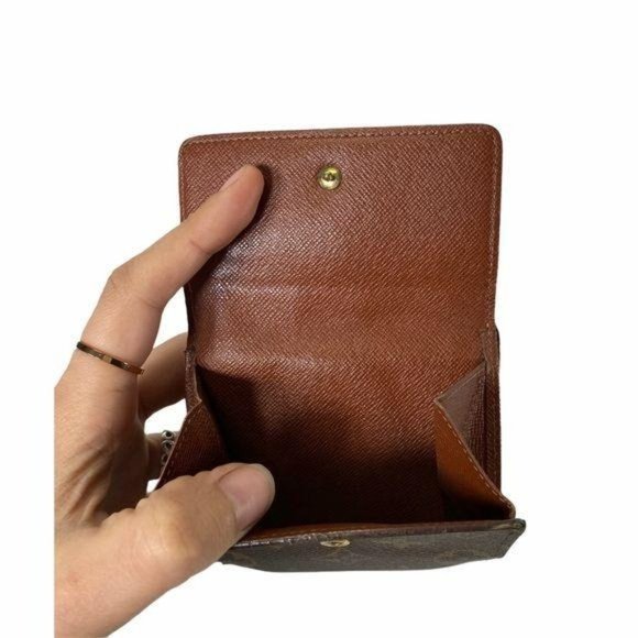 Authentic Louis Vuitton Wallet Portefeiulle Elise Trifold Monogram LV Vintage - Picture 7 of 12